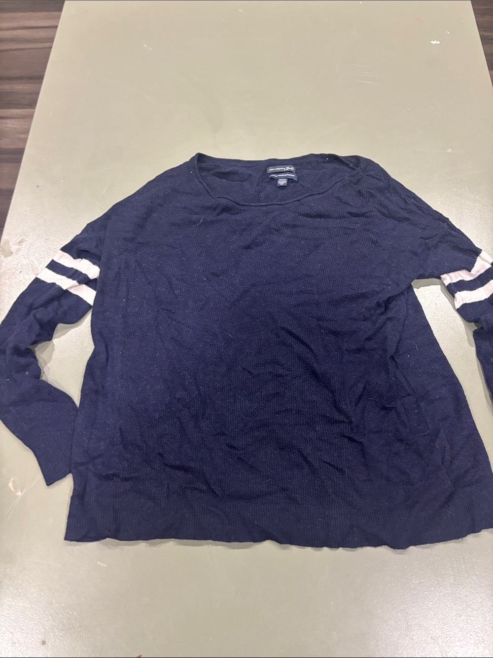 American Eagle Outfitters Men's Navy Crewneck Sweater